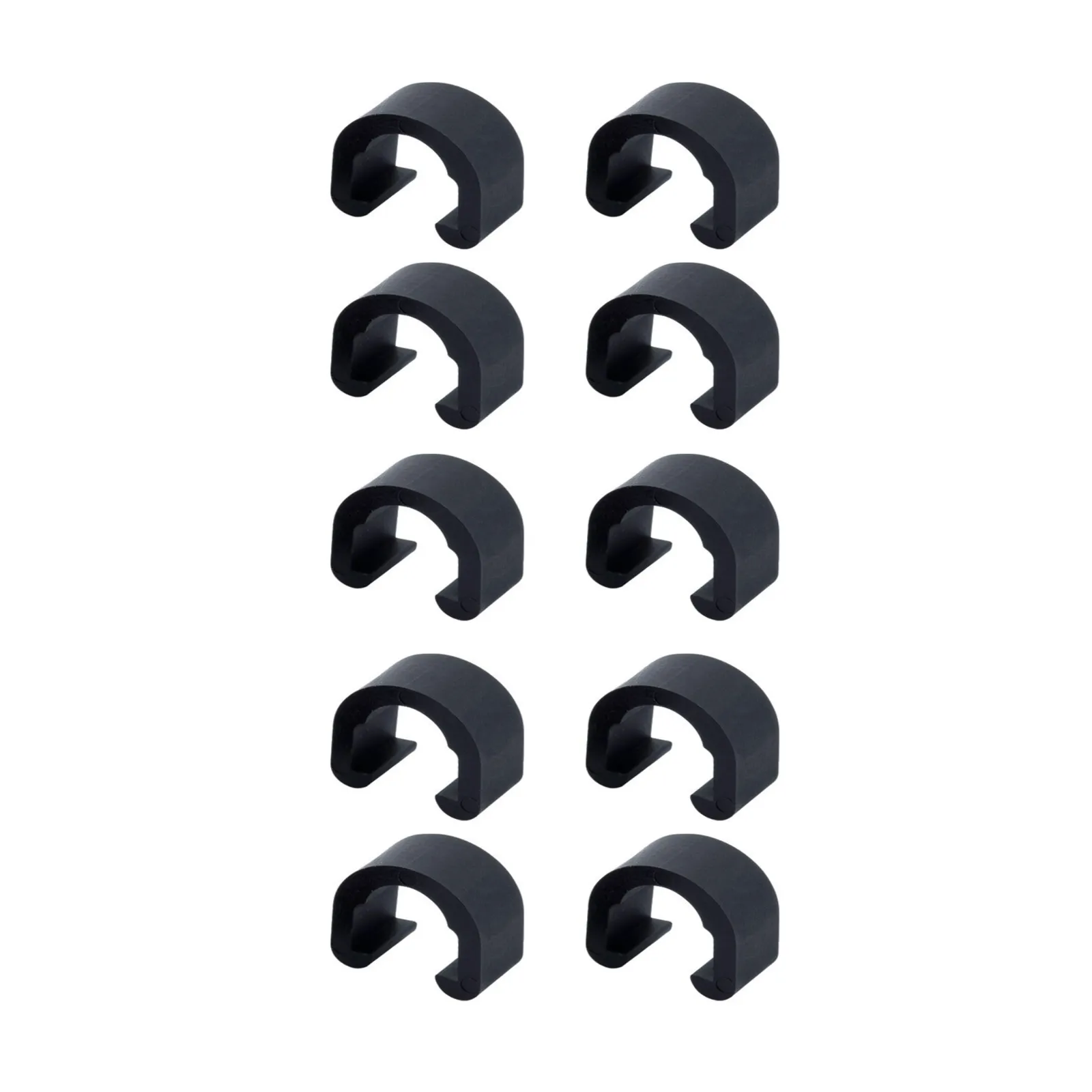 10 Jagwire Hydraulic Hose Clips / C Clips For 5mm Outer Casing / Hose