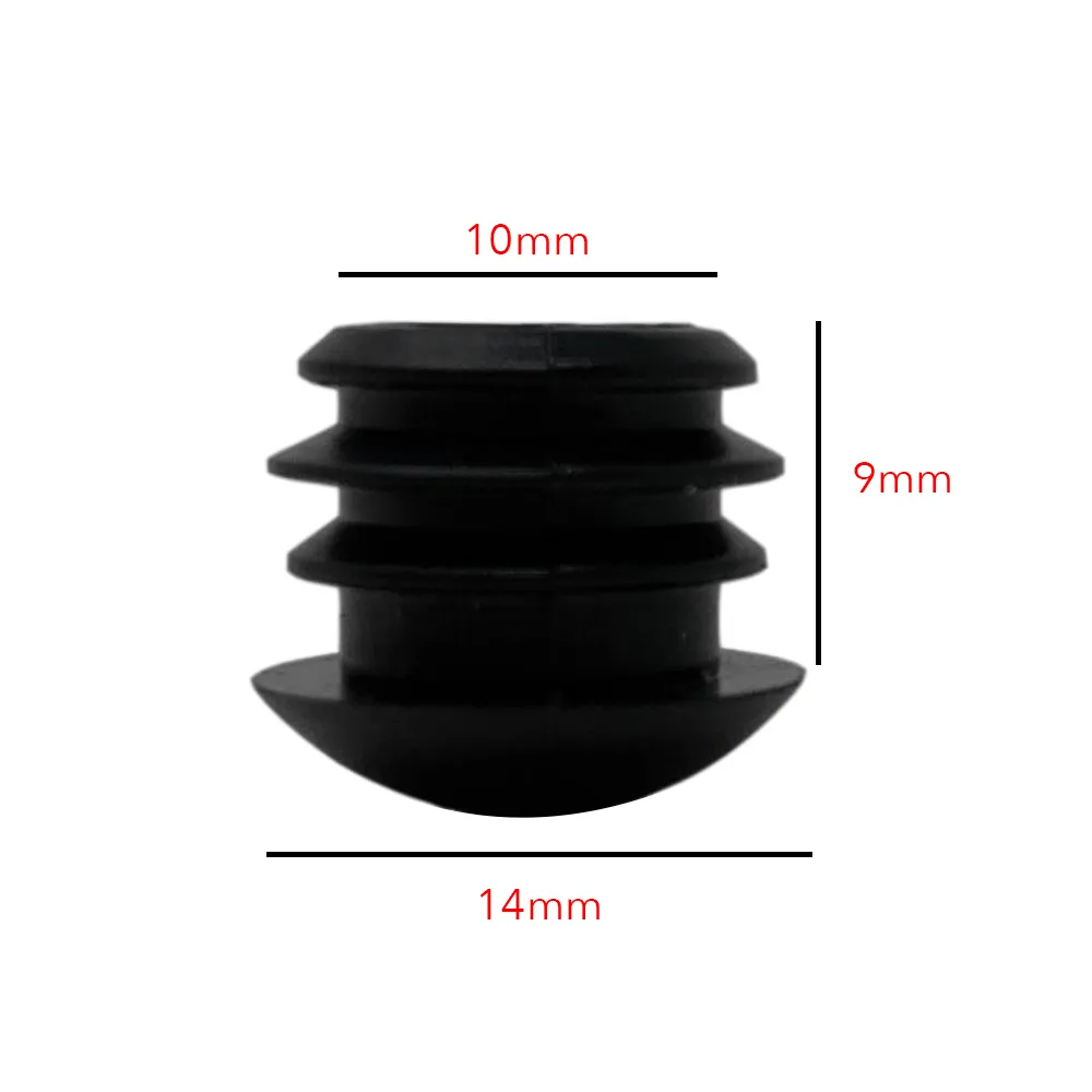 10mm Round Tube Plug / Plastic Bung For E-Bikes / Electric Scooters & More
