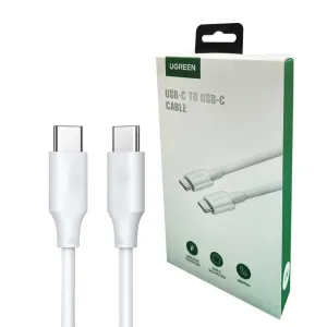 Gift Ideas Galore 1M 100W Usb-C  To Usb-C  5A Data Cable White Ugreen