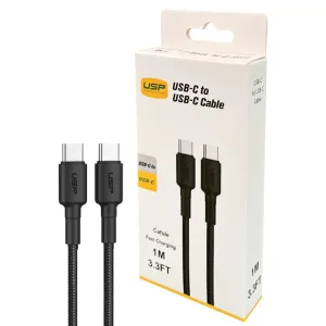 1M Boostup Cafule Usb-C To Usb-C Cable Charge & Connect Black Usp Shop the Savings Now Shop Hot Picks