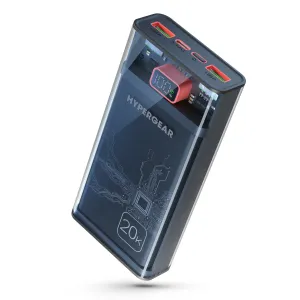 20,000Mah | Clearcharge Xl Transparent Fast Charge Power Bank With 20W Usb-C Pd Mega Discount Event