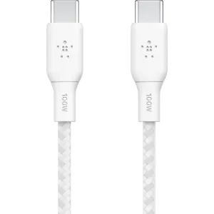 3M 100W Belkin Boostcharge Usb-C To Usb- C Cable - White Best Seller Deal