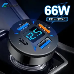 66W Usb Fast Car Charger For Iphone & Android Special Online Offer Flash Discount Today