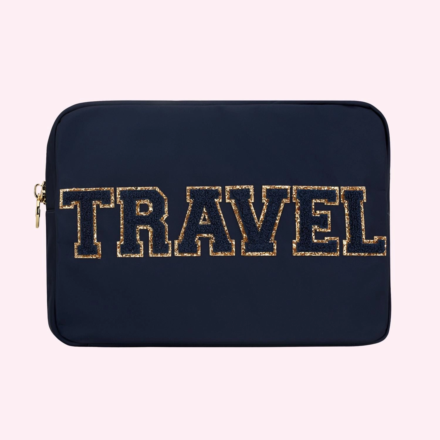 "Travel" Large Pouch In Sapphire Todays Trending Deals Big Hot Sale