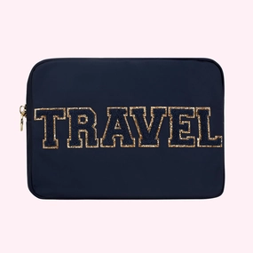 "Travel" Large Pouch In Sapphire Todays Trending Deals Big Hot Sale