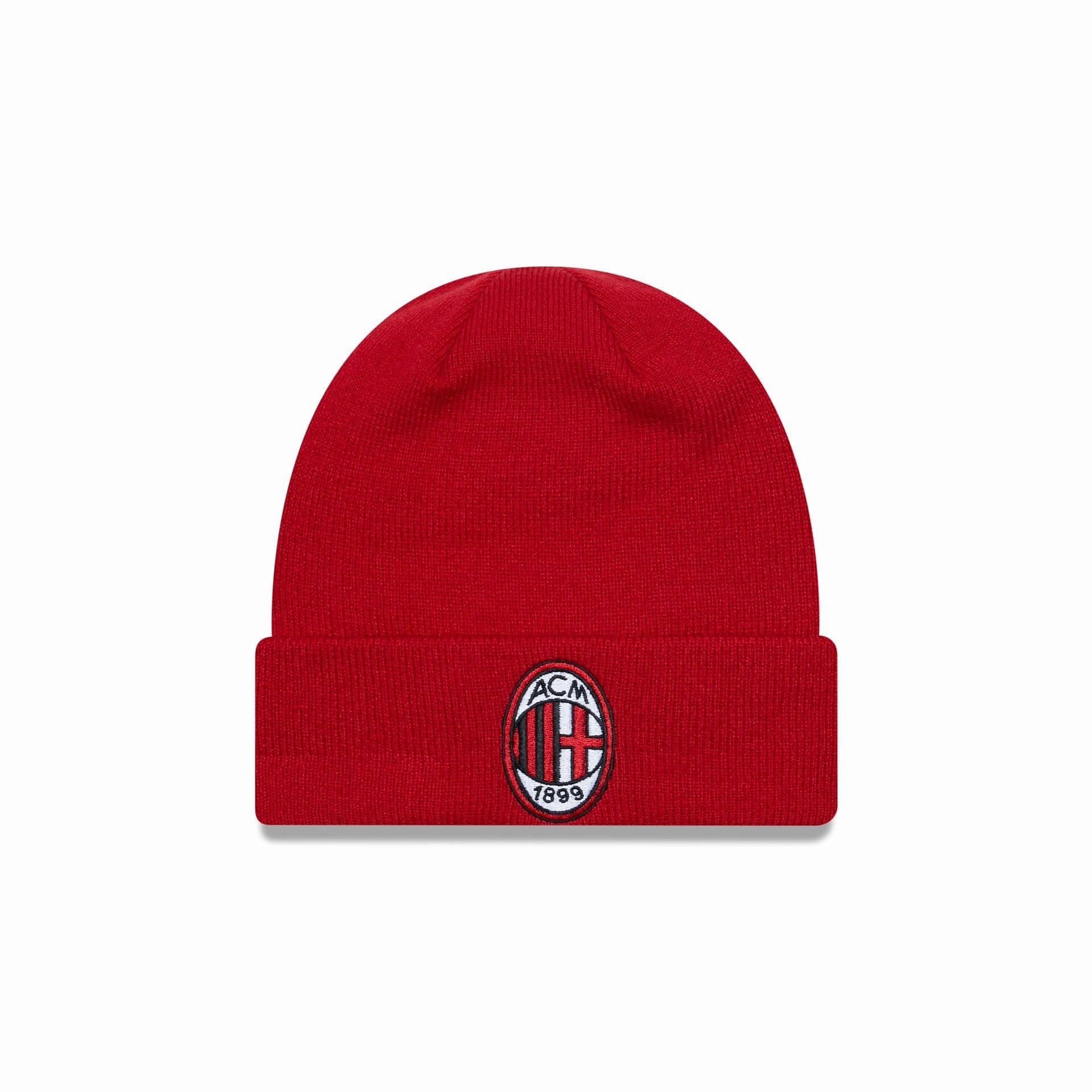 Save More Online Ac Milan Red Cuff Knit Beanie Hat