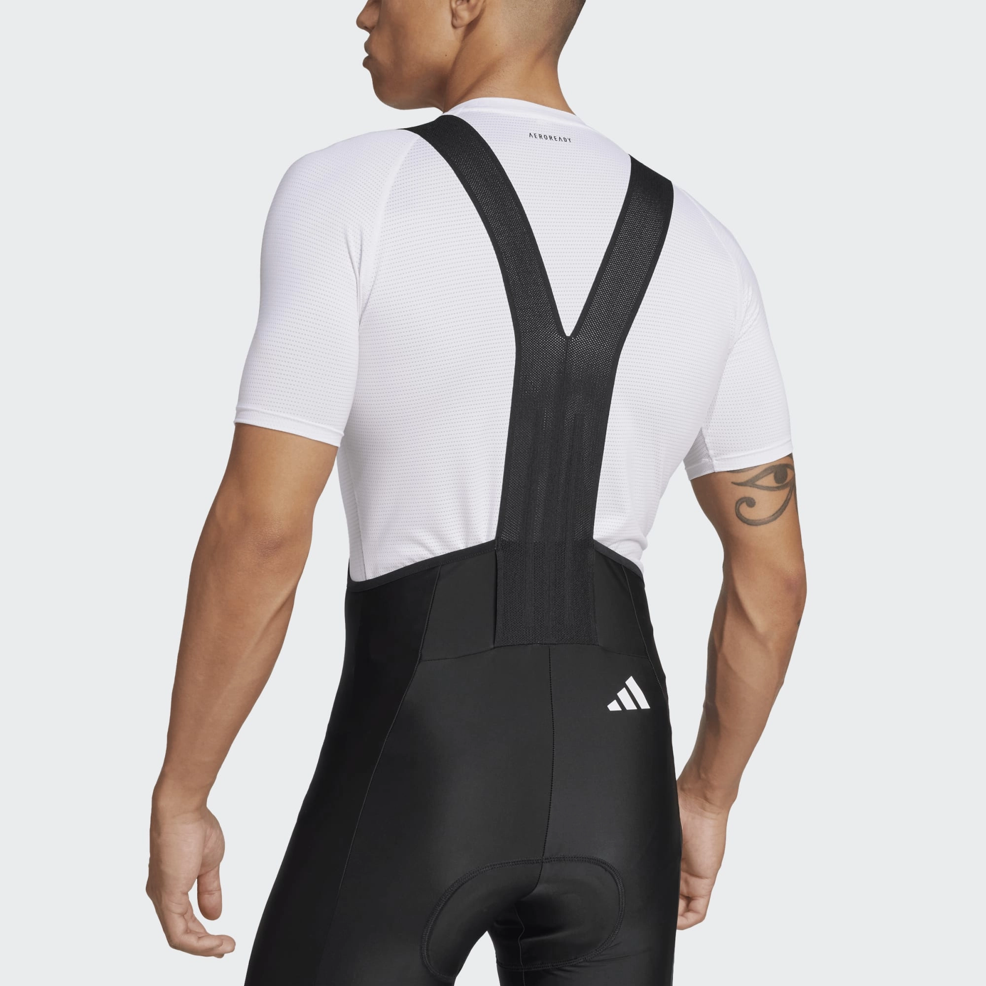 Adidas Essentials 3-Stripes Heritage bib short - Black