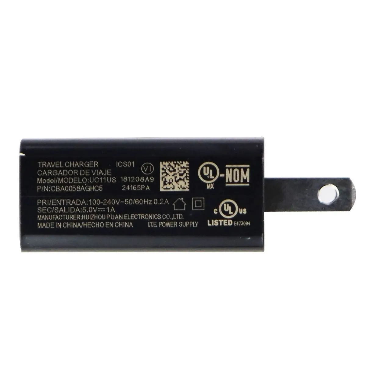 Hot Sale Today Alcatel (5V/1A) Usb Wall Charger Power Adapter - Black W/ Logo (Uc11Us)