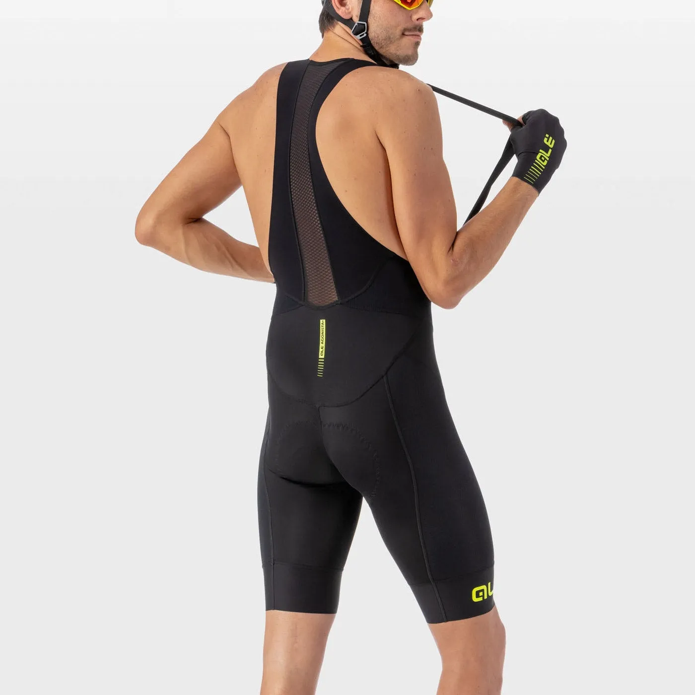 Ale R-EV1 Agonista Plus bib shorts - Black yellow
