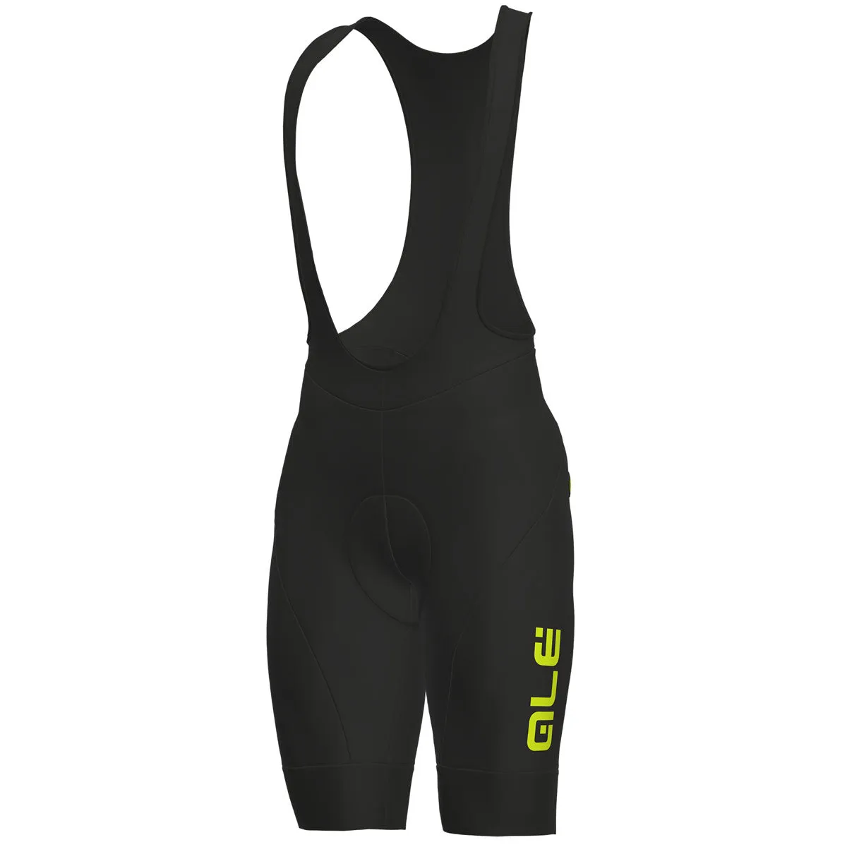 Ale Solid Winter  thermal bib shorts - Yellow