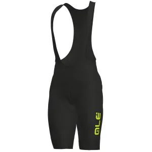 Ale Solid Winter  thermal bib shorts - Yellow