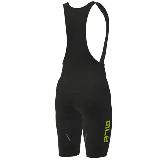 Ale Solid Winter  thermal bib shorts - Yellow