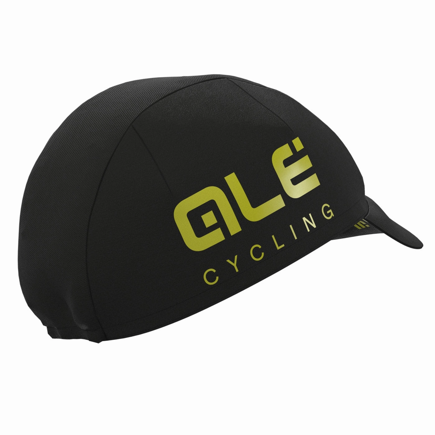 Ale Cotton cycling cap - Black yellow
