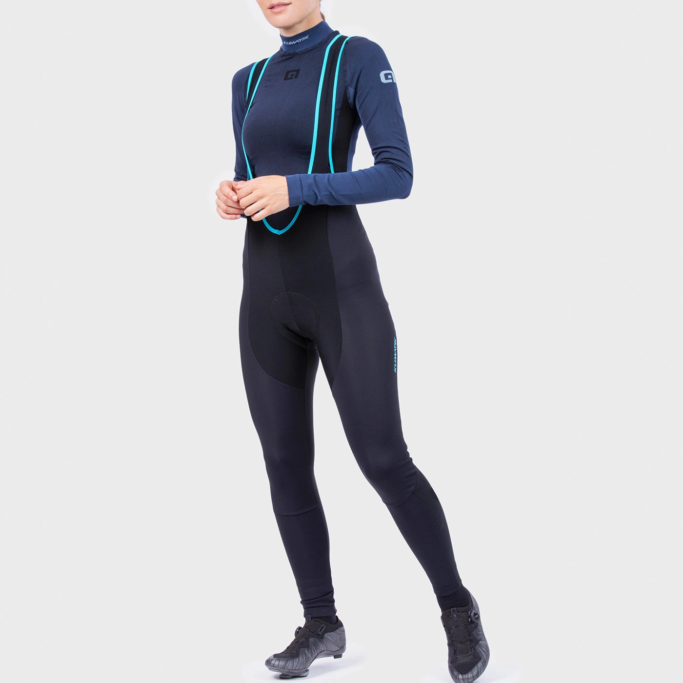 Ale Klimatik K-wind Blizzard woman bib tight - Black