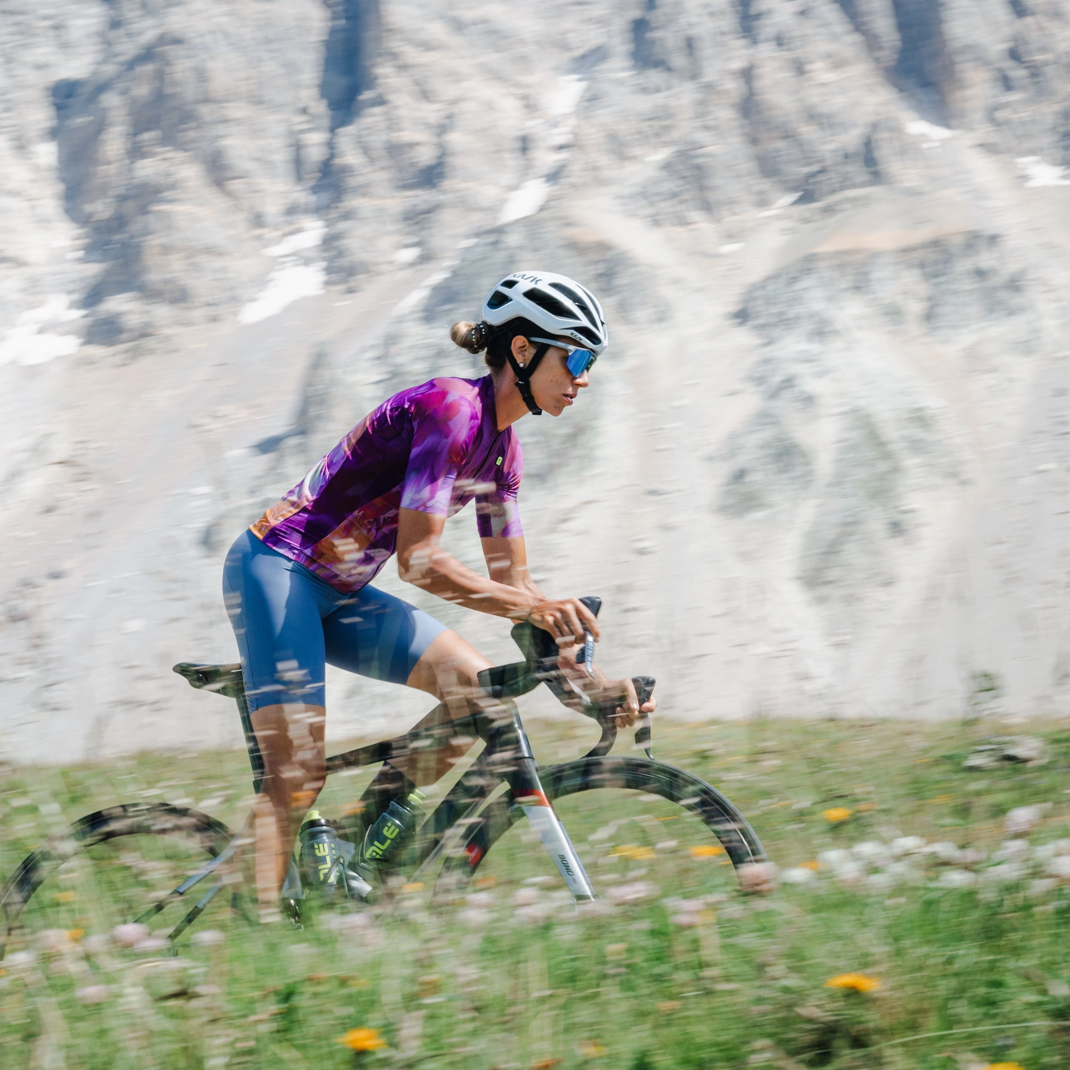 Ale PR-E Jardin women jersey - Purple