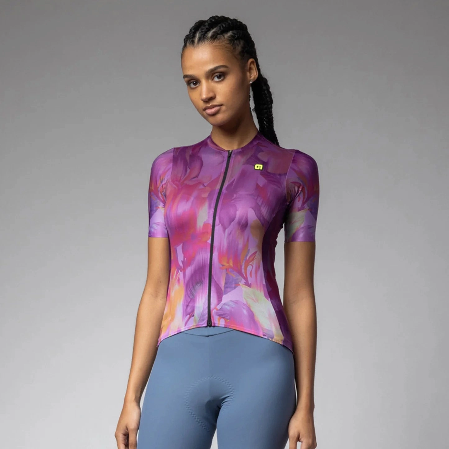 Ale PR-E Jardin women jersey - Purple