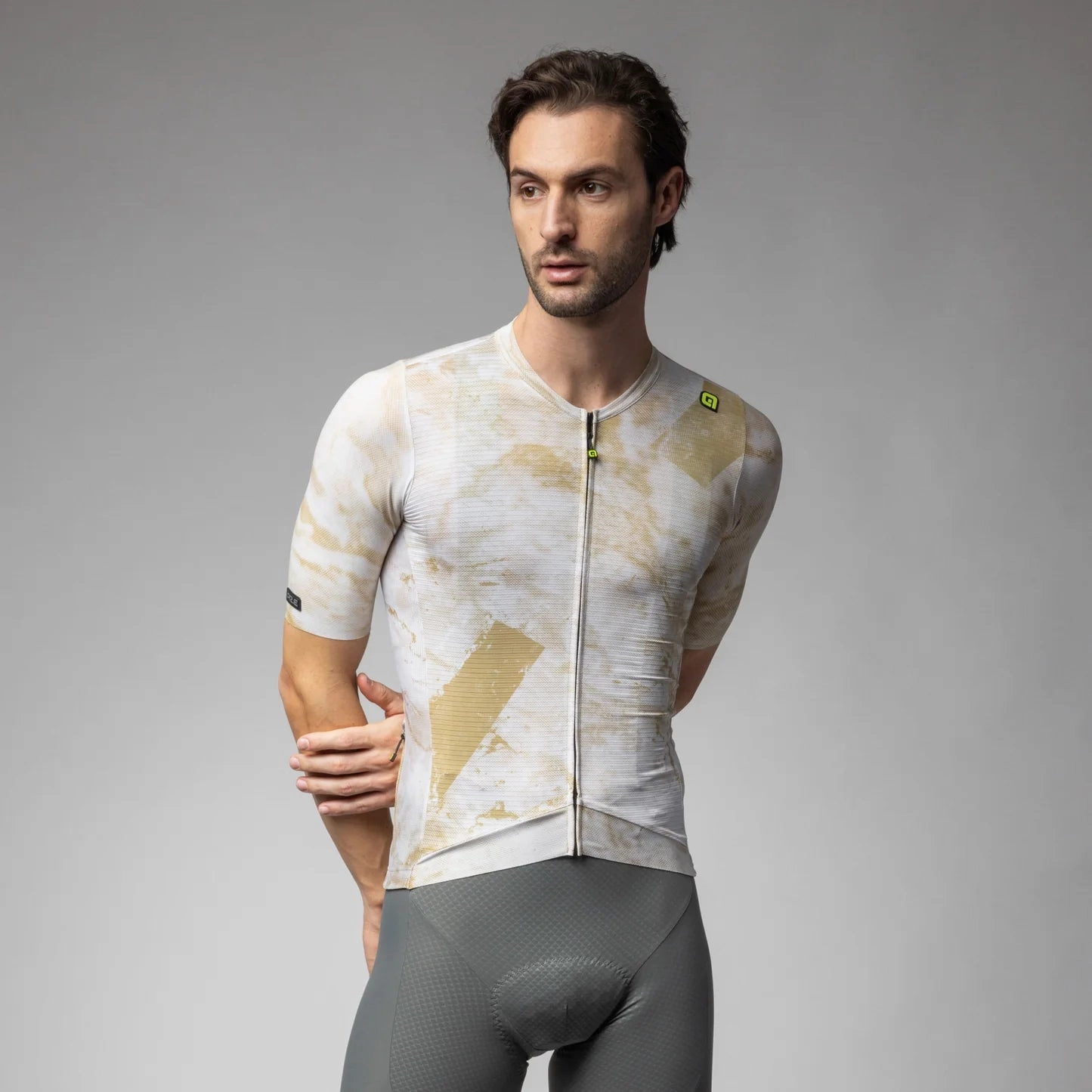 Ale PR-E Marble jersey - Gold