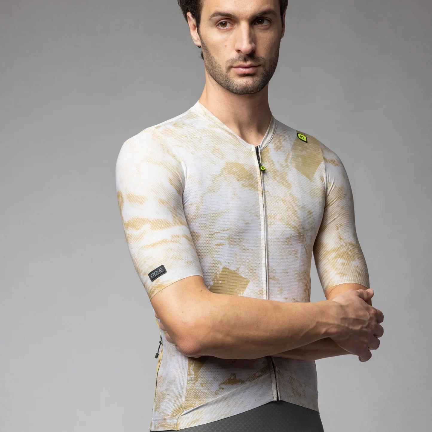 Ale PR-E Marble jersey - Gold