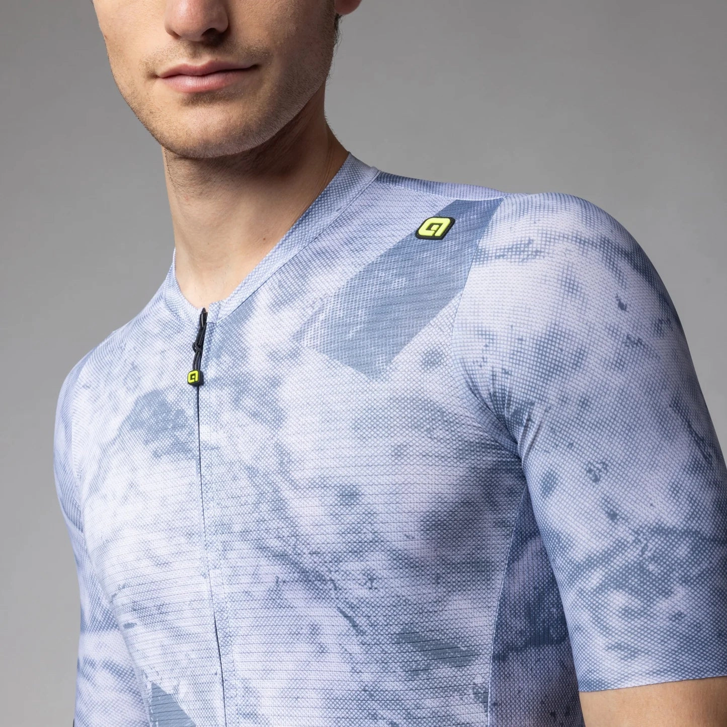 Ale PR-E Marble jersey - Light blue