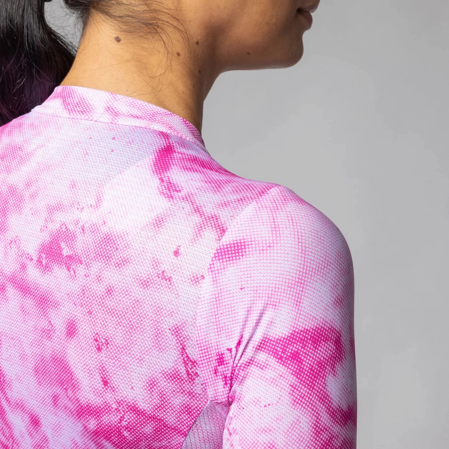 Ale PR-E Marble women jersey - Fuchsia