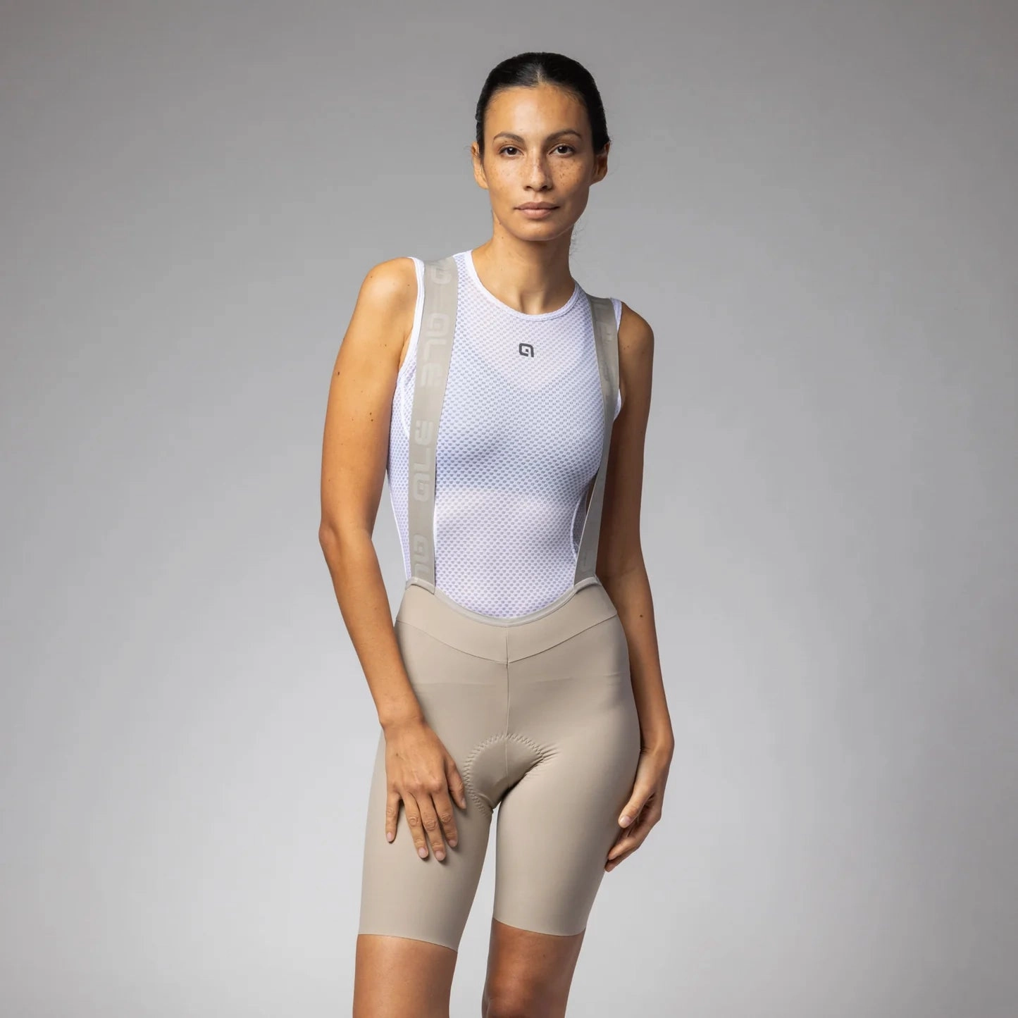 Ale PR-E Master 2.0 women bibshort - Beige
