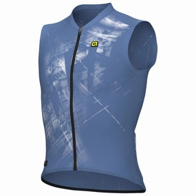 Ale PR-E Mirror sleeveless jersey - Light blue
