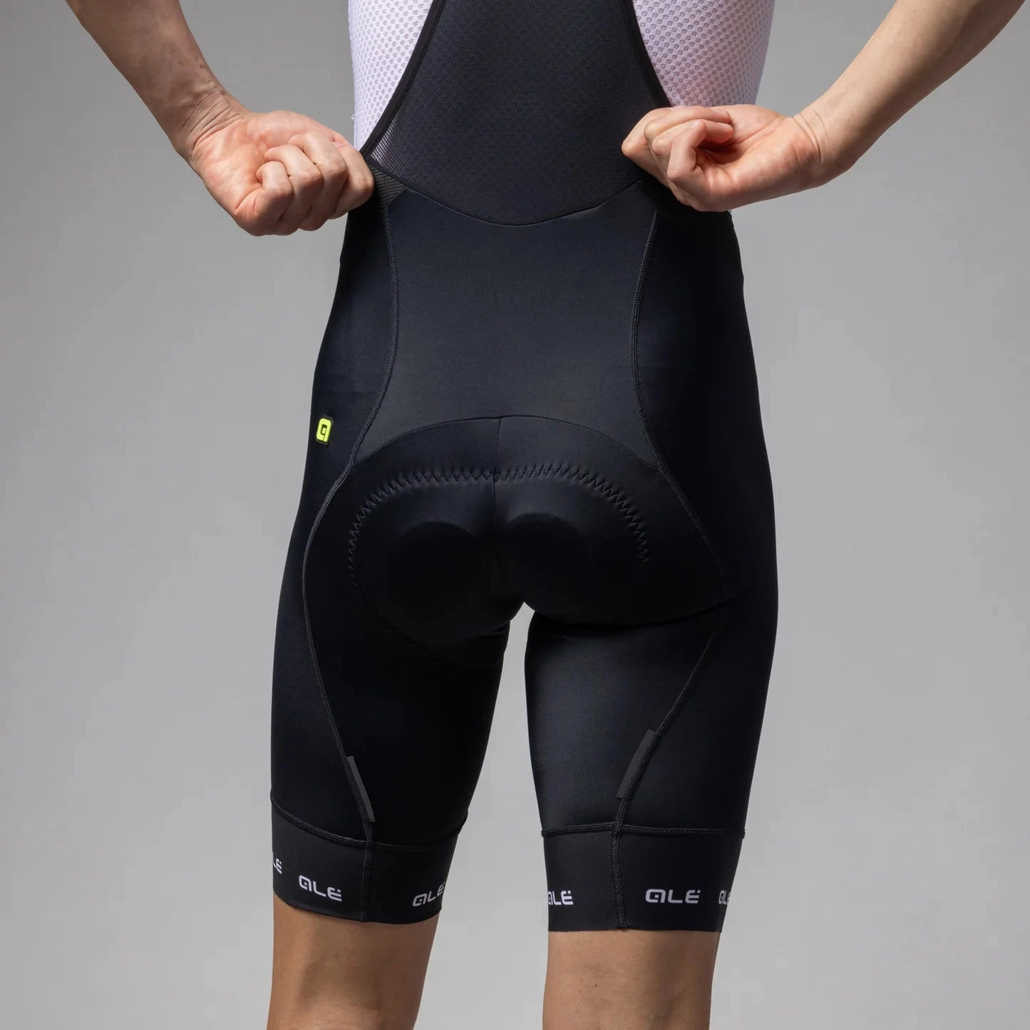 Ale PR-E Strada 2.0 bib shorts - Black white