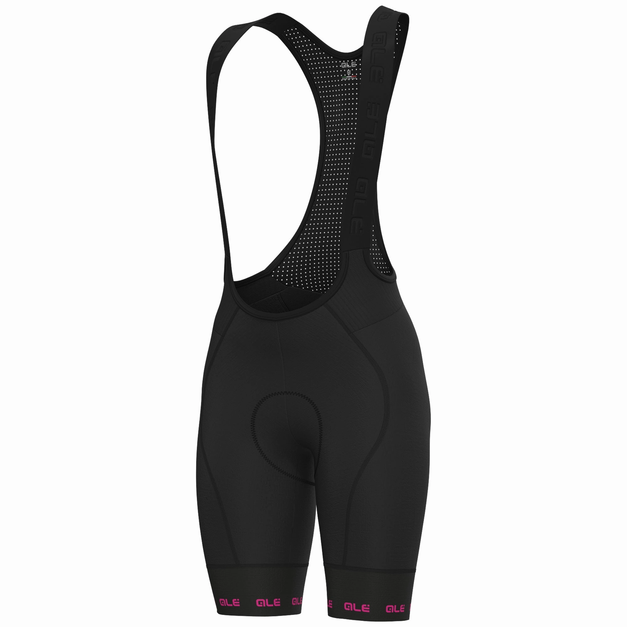 Ale PR-E Strada 2.0 women bibshort - Black fuchsia