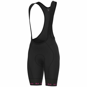 Ale PR-E Strada 2.0 women bibshort - Black fuchsia