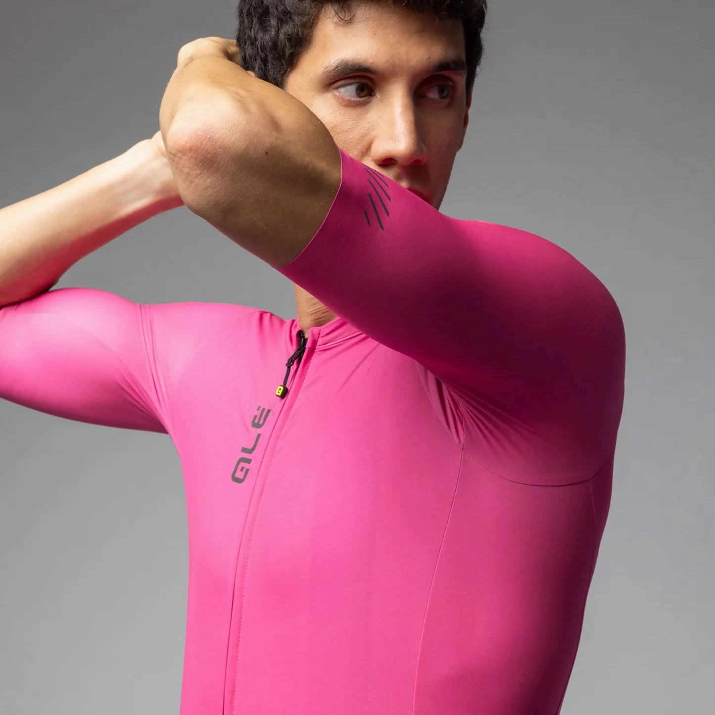 Ale Pragma Color Block jersey - Fuchsia