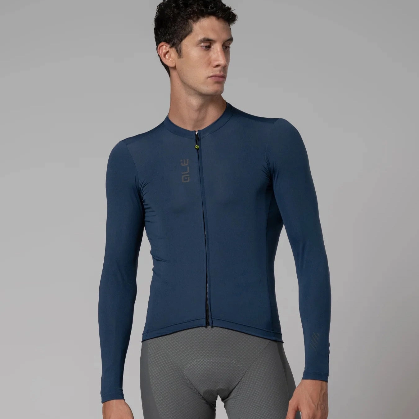Ale Pragma Color Block long sleeve jersey - Light blue