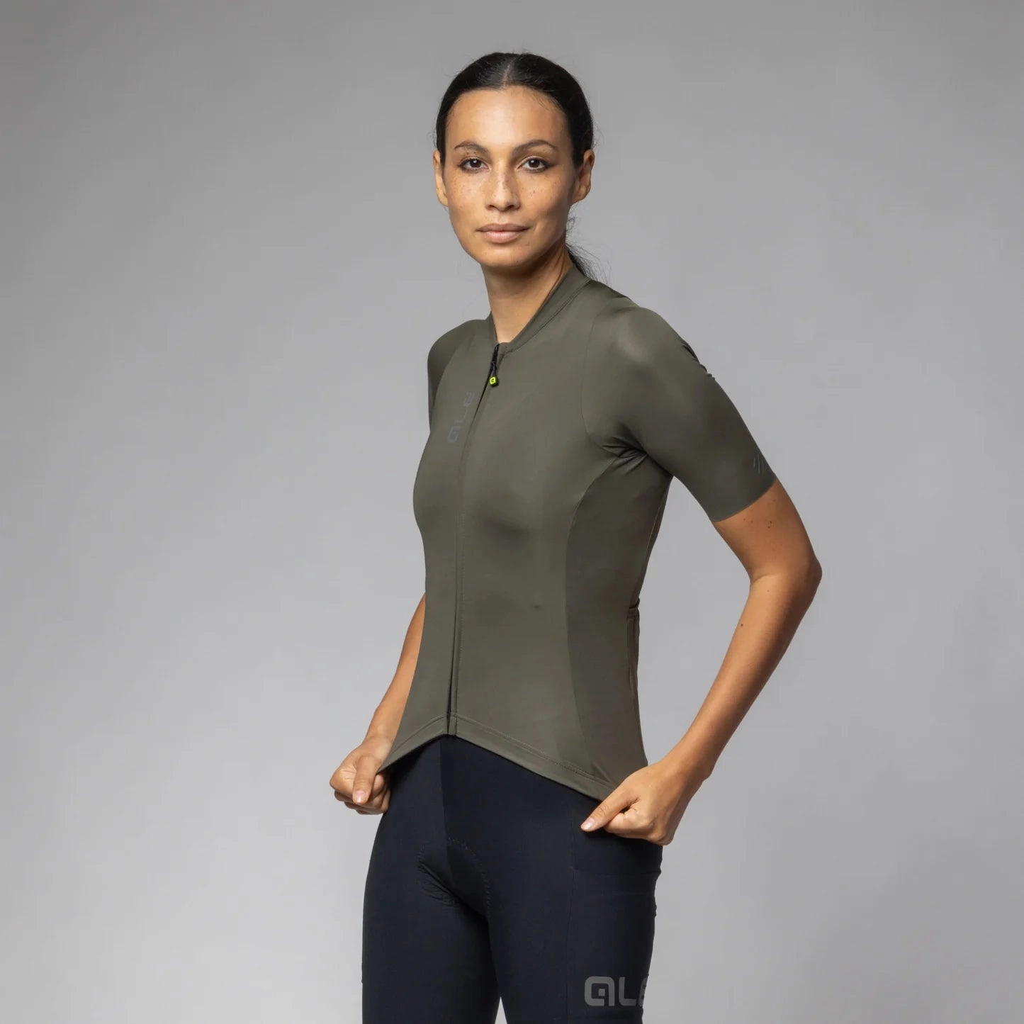 Ale Pragma Color Block Off Road women jersey - Green