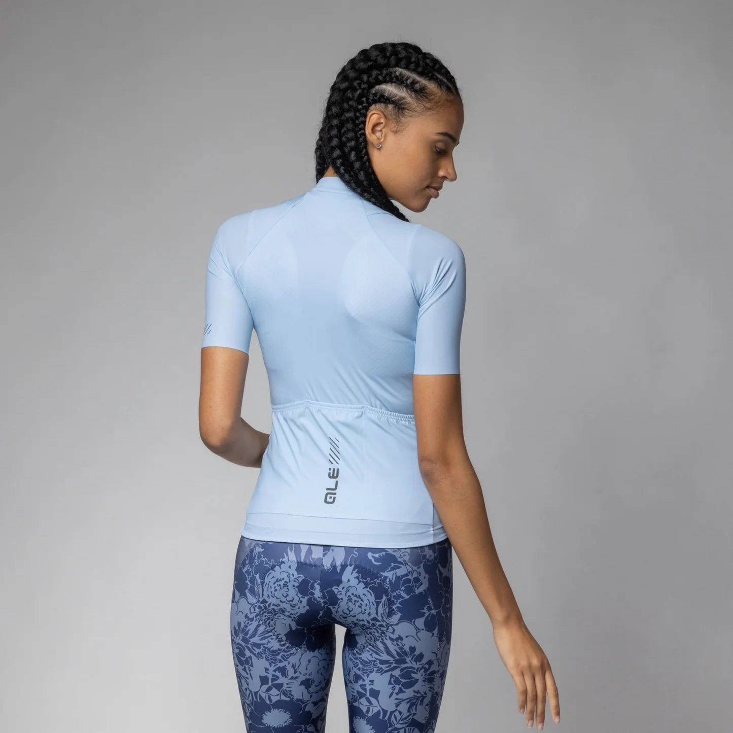 Ale Pragma Color Block women jersey - Light blue