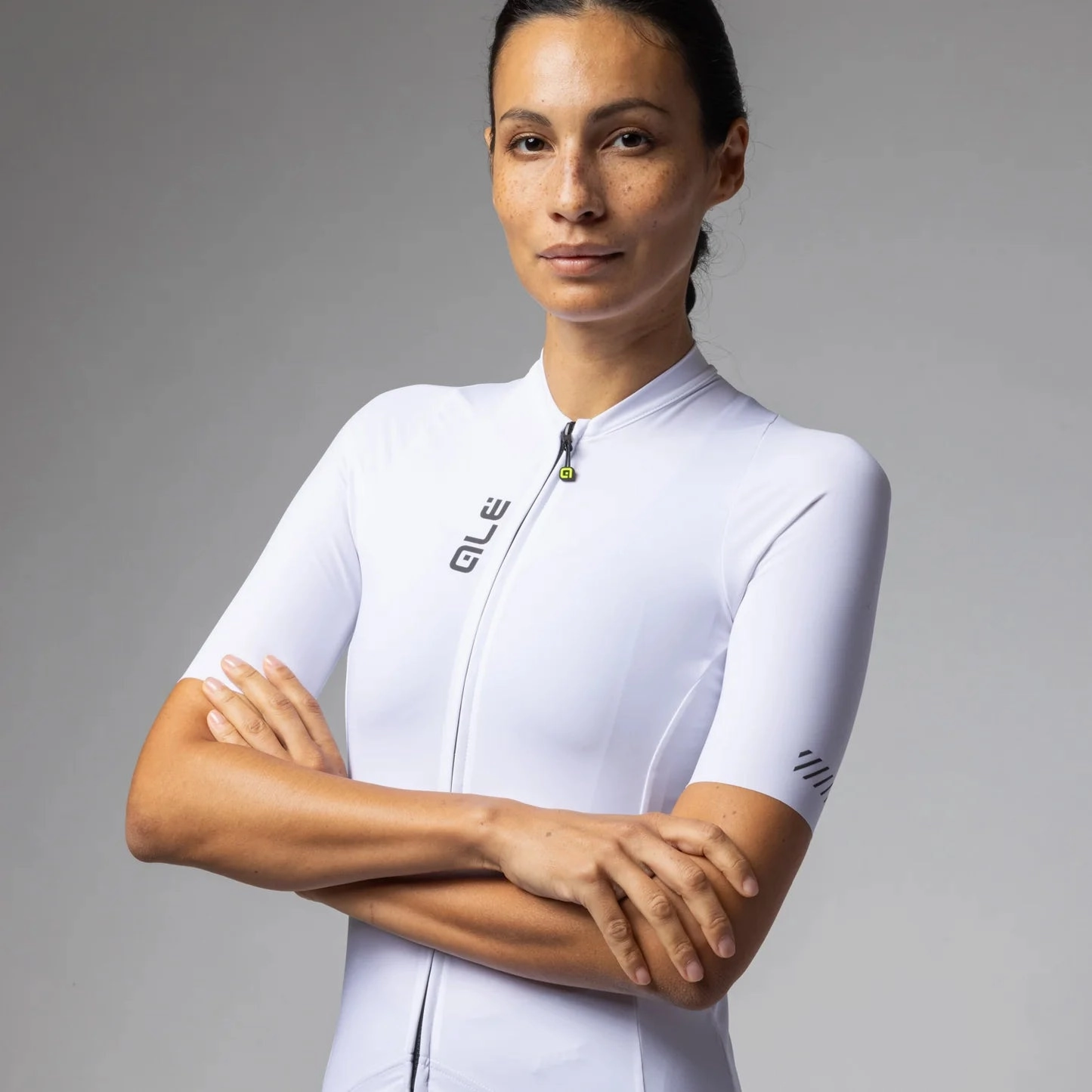 Ale Pragma Color Block women jersey - White