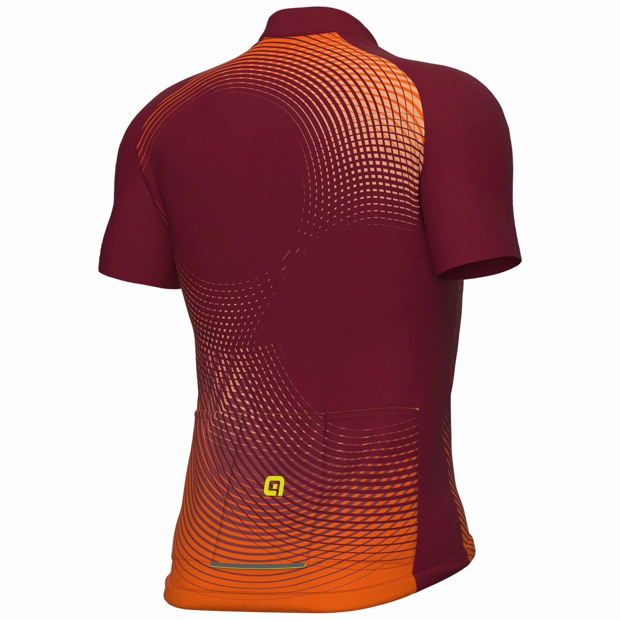 Ale Pragma Optical jersey - Bordeaux