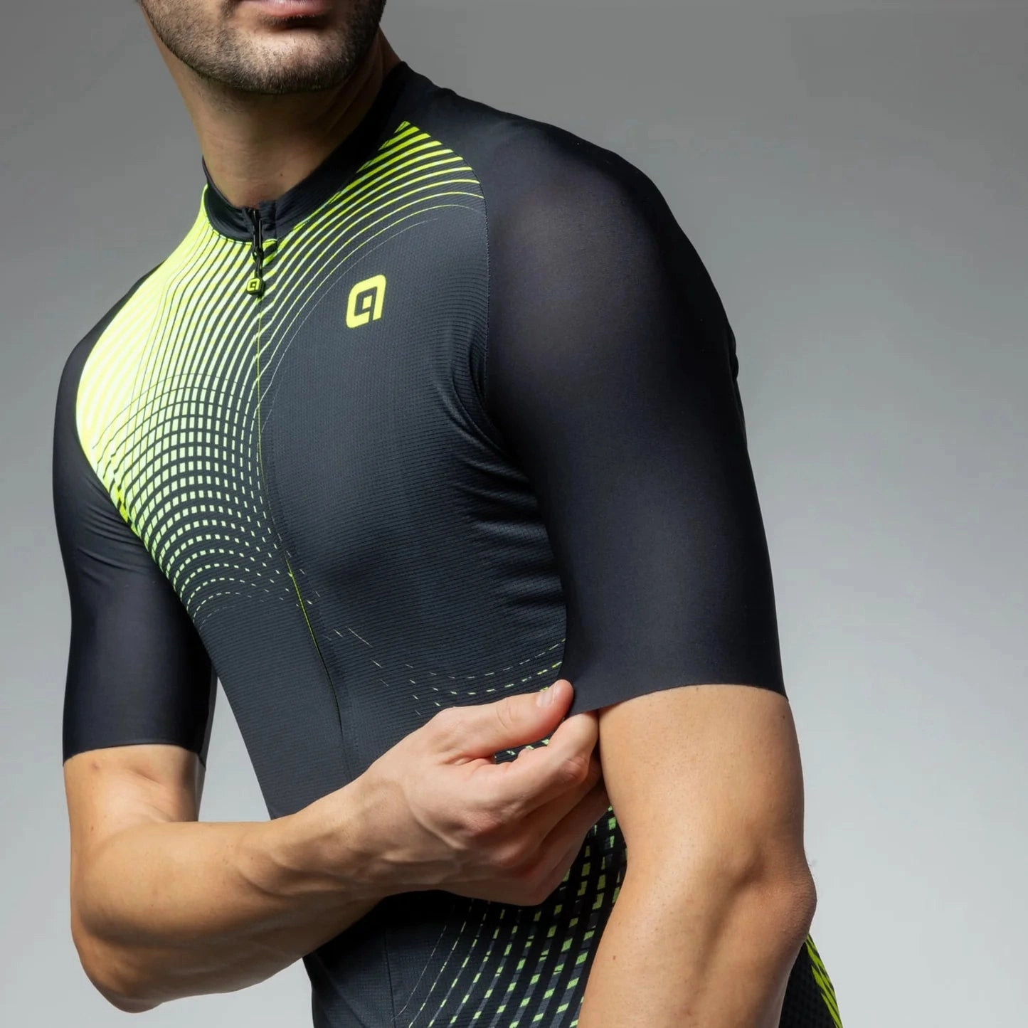 Ale Pragma Optical jersey - Yellow fluo