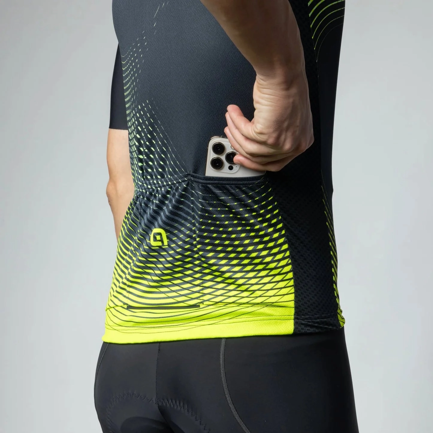 Ale Pragma Optical jersey - Yellow fluo