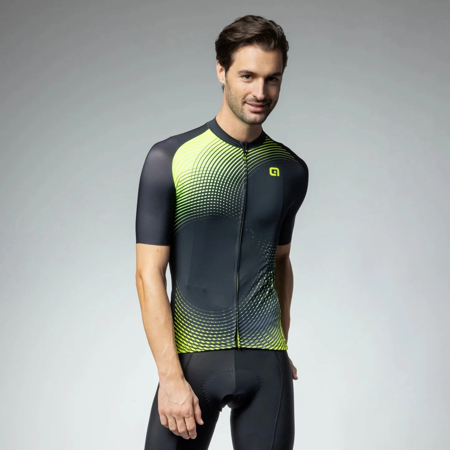 Ale Pragma Optical jersey - Yellow fluo