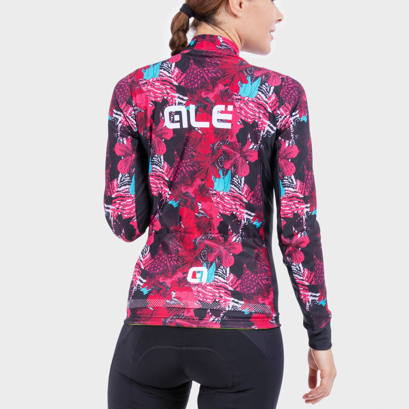 Ale PRR Amazzonia woman long sleeve jersey - Pink