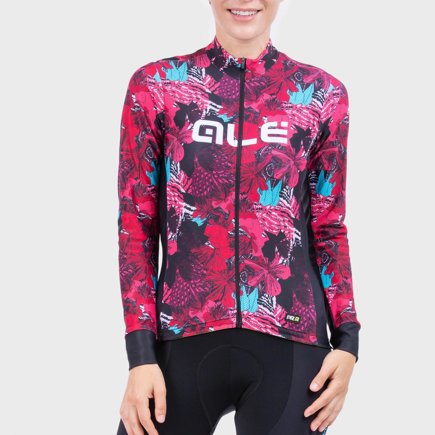 Ale PRR Amazzonia woman long sleeve jersey - Pink