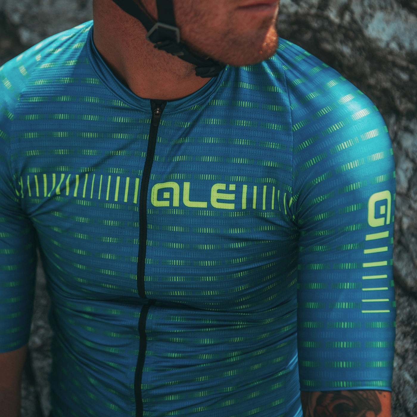 Ale PRR Green Road jersey - Blue