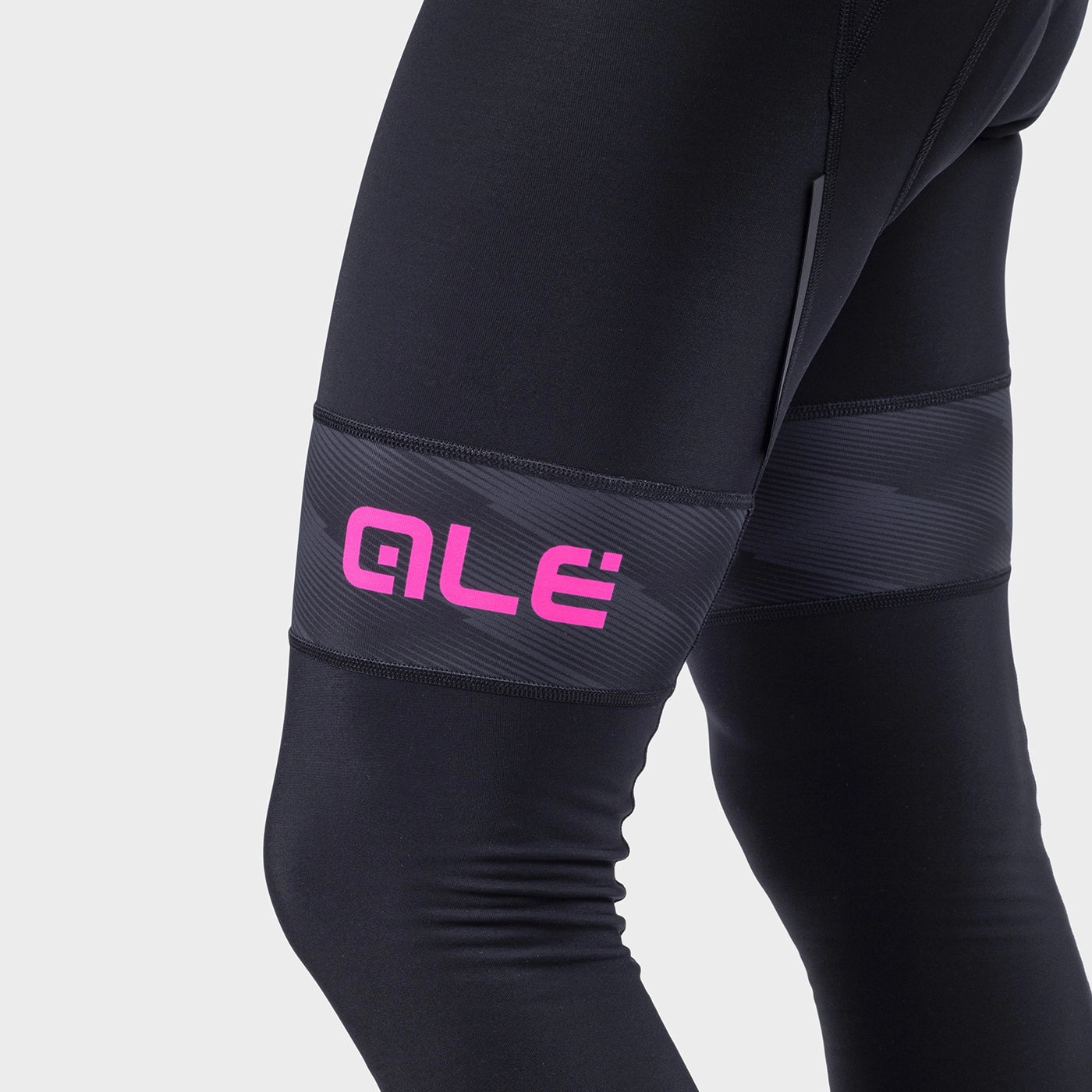 Ale PRR Mild woman bib tight - Black pink