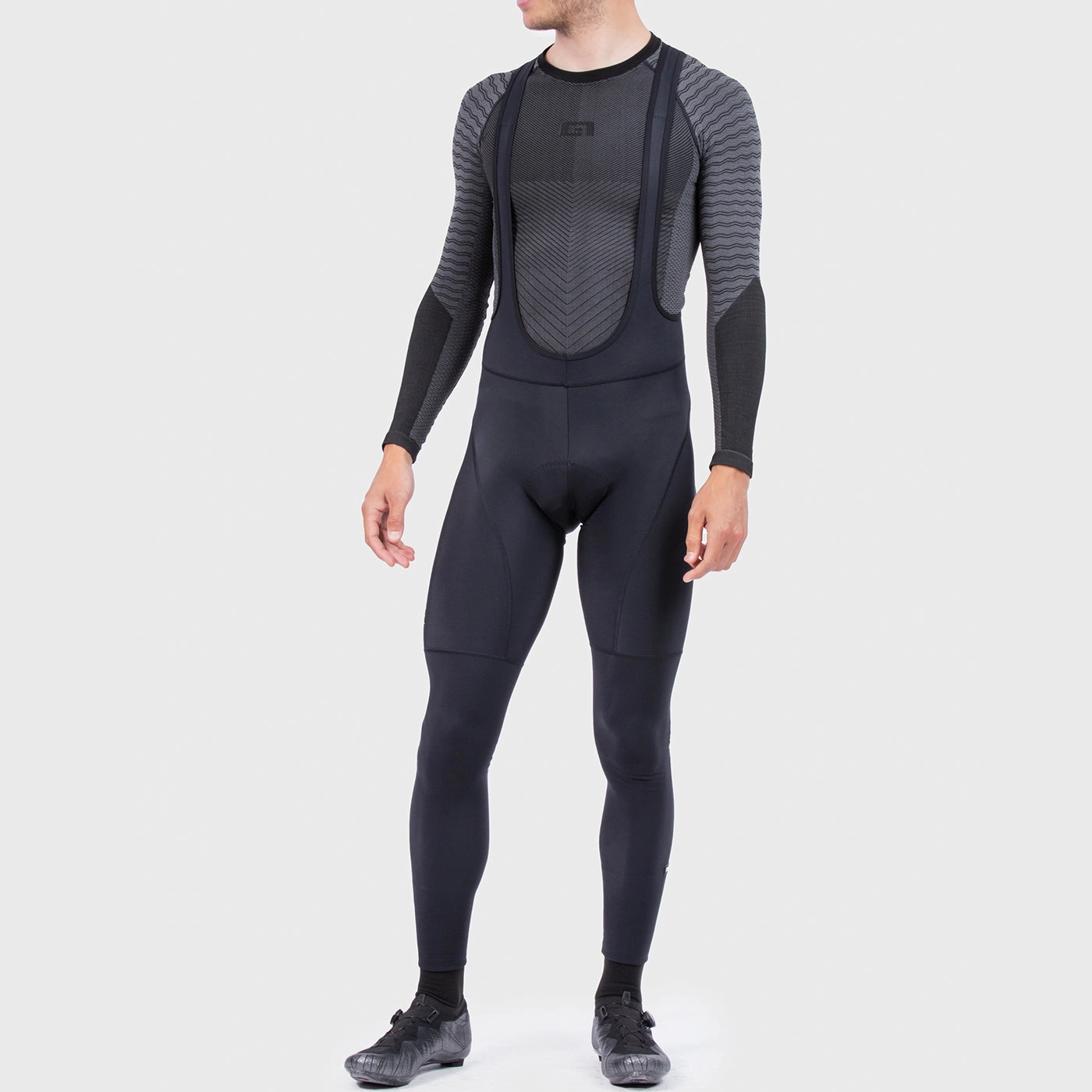 Ale PRR Road bibtight - Black yellow