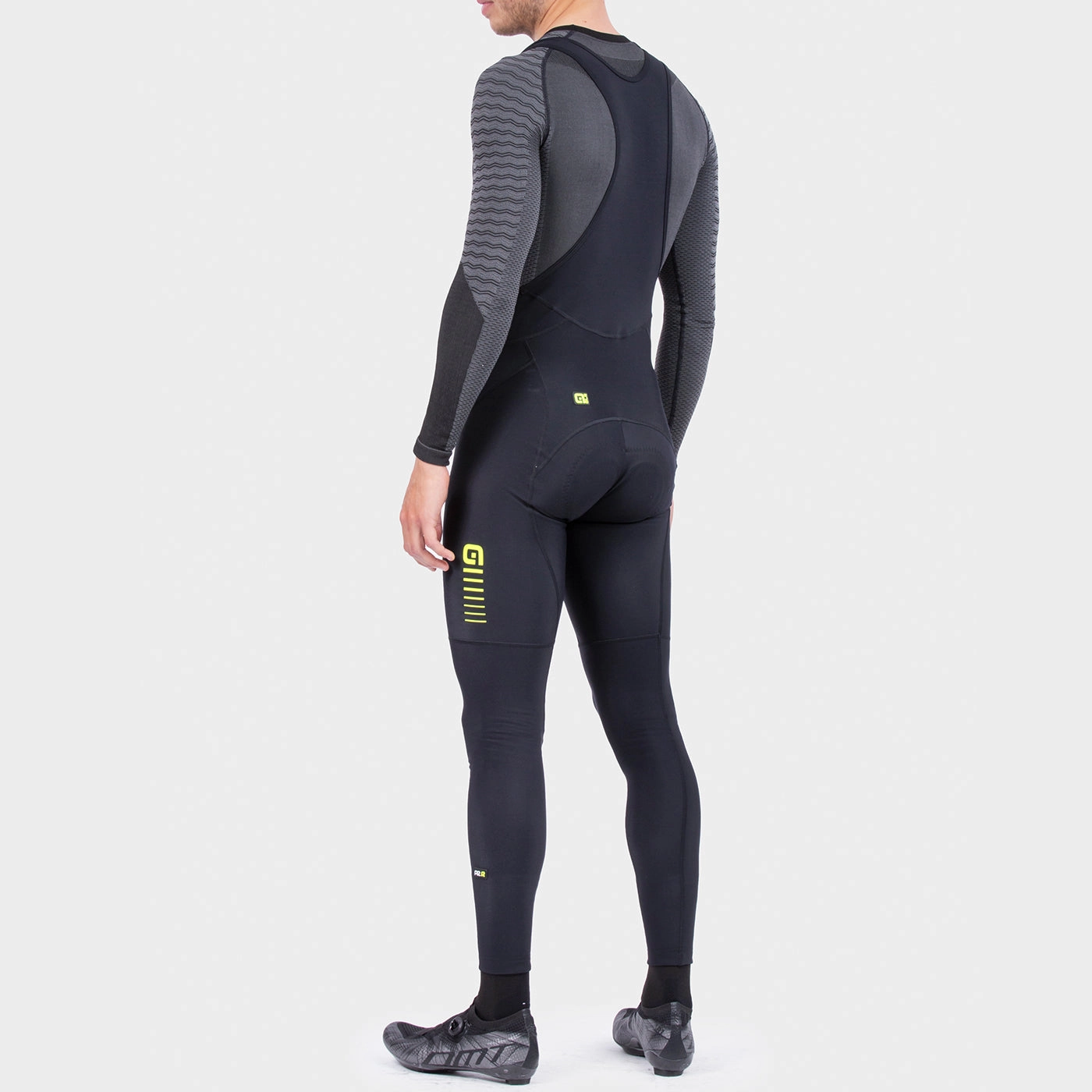 Ale PRR Road bibtight - Black yellow
