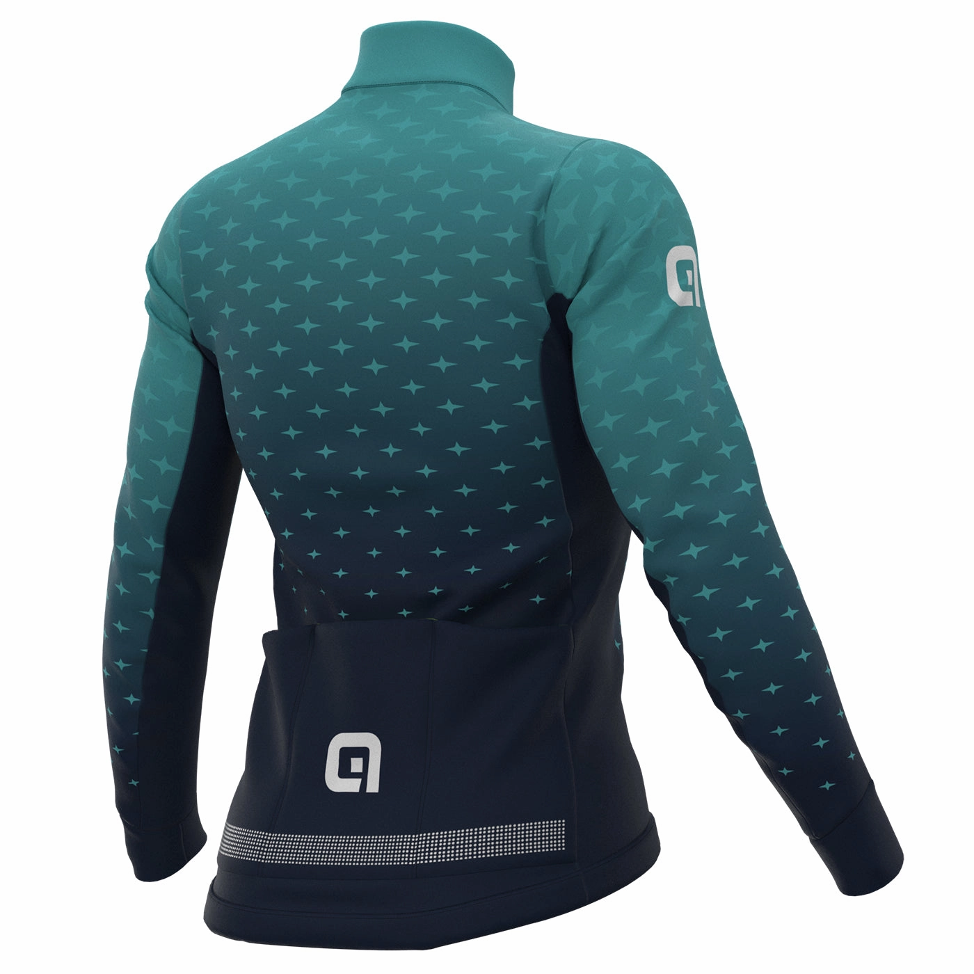 Ale PRR Stars long sleeve woman jersey - Light blue