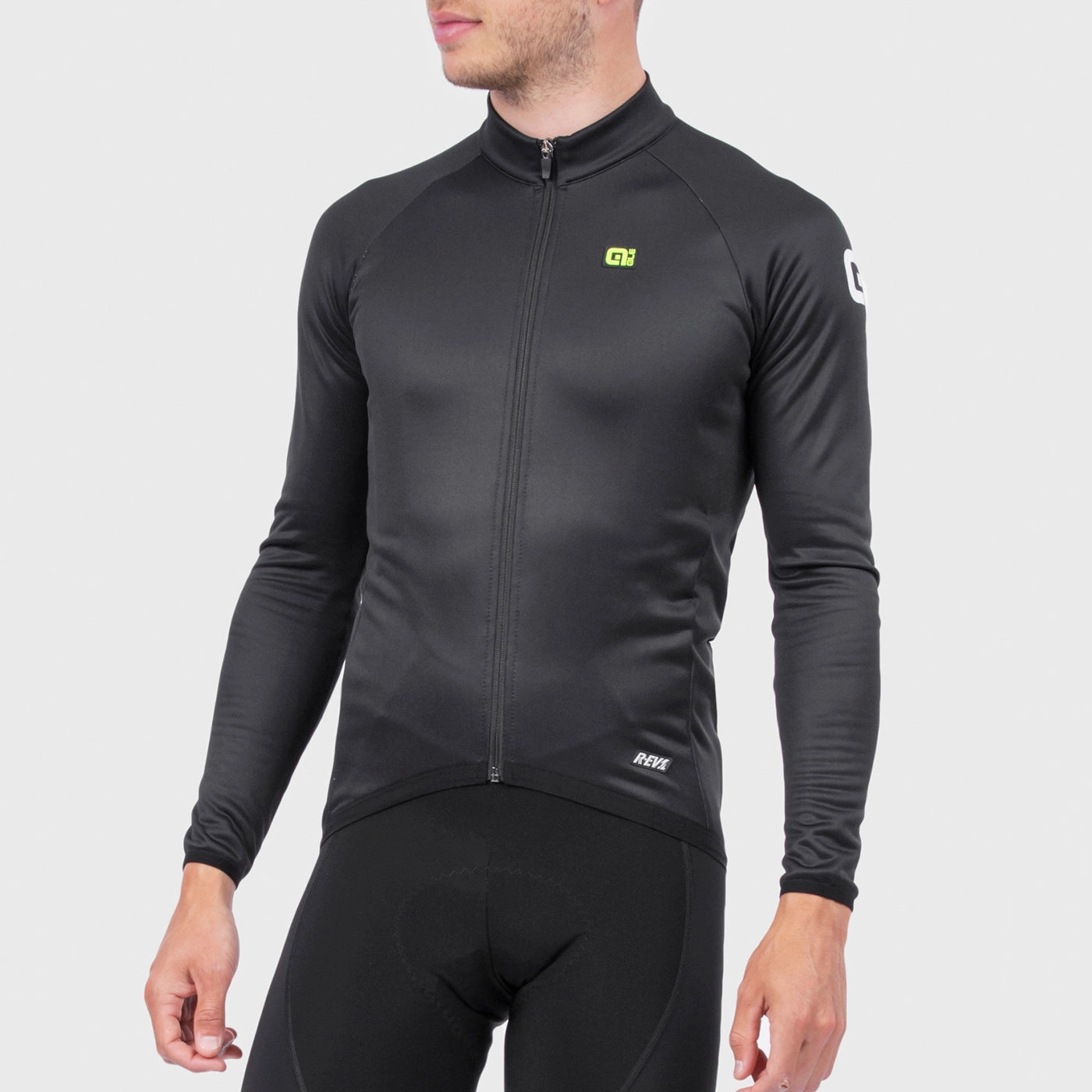 Ale R-EV1 Thermal long sleeve jersey - Black