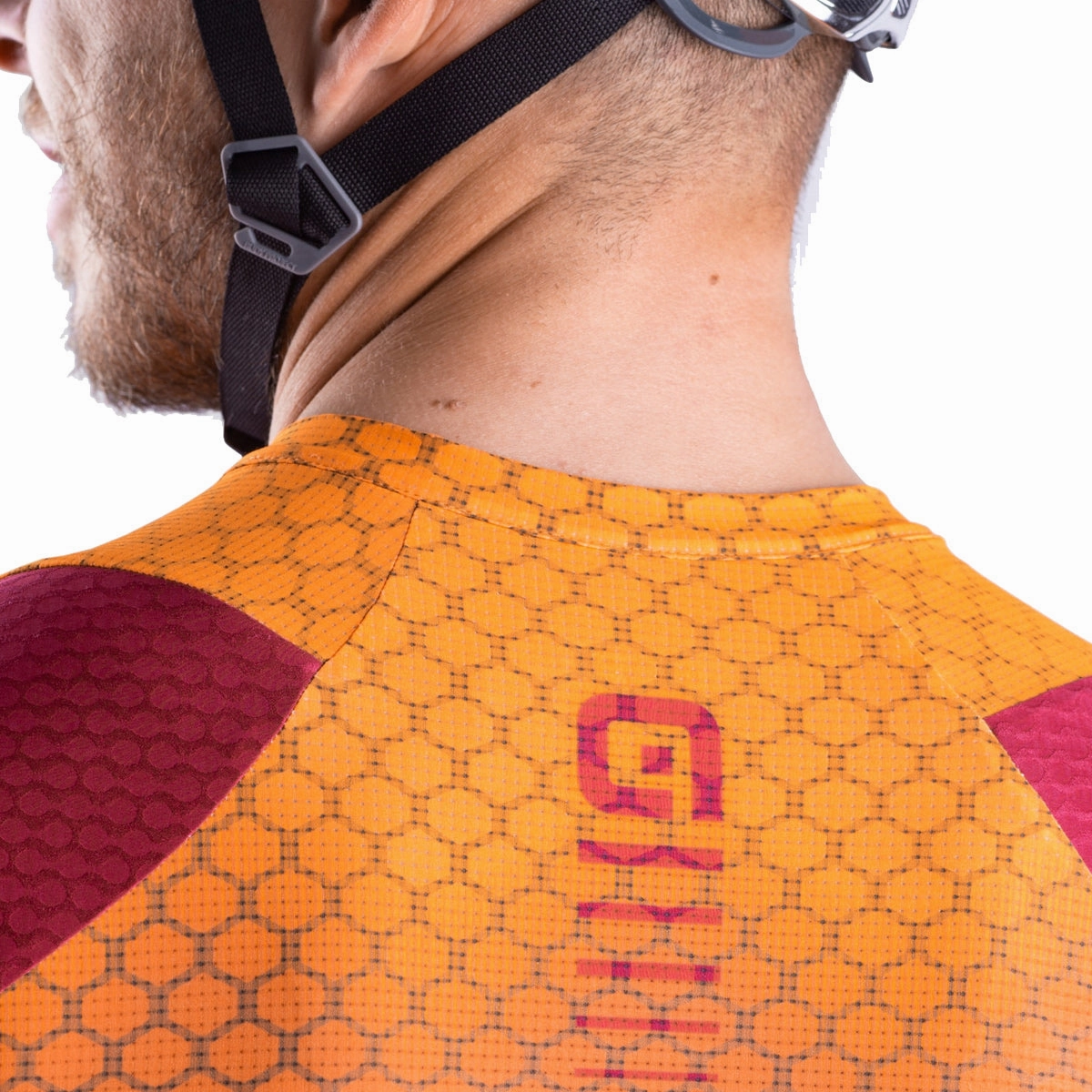 Ale R-EV1 Velocity jersey - Burgundy orange