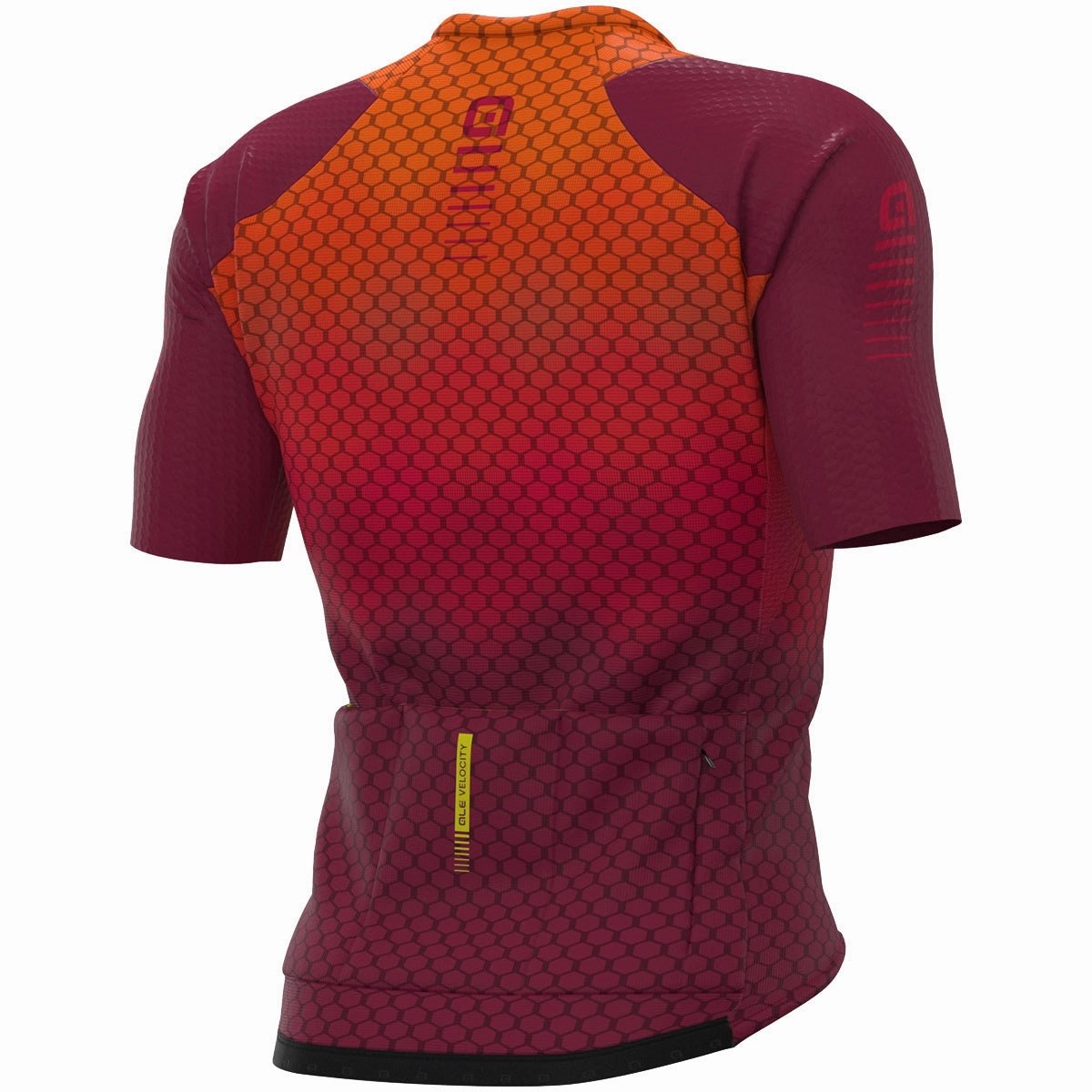 Ale R-EV1 Velocity jersey - Burgundy orange