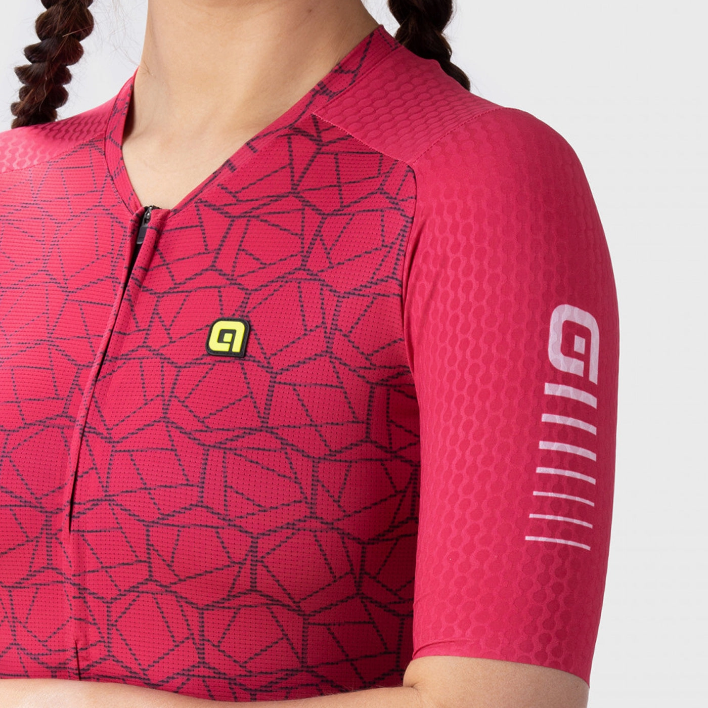 Ale R-EV1 Velocity women jersey - Burgundy 