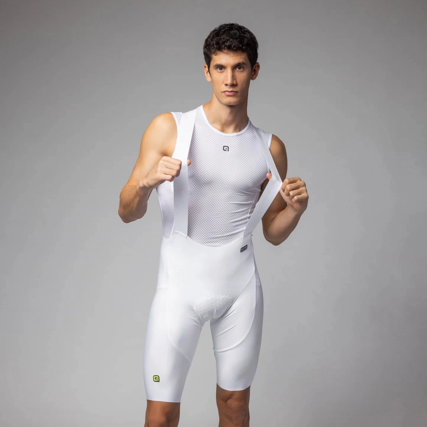 Ale R-EV1 Voltage bib shorts - White